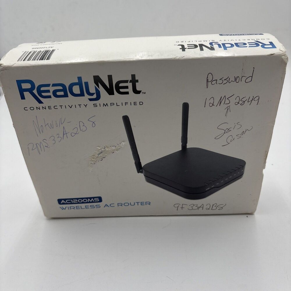 ReadyNet Wireless AC1200Ms 5-Port 802.11ac 1200mbps Dual Core 880 MHz Gigabit